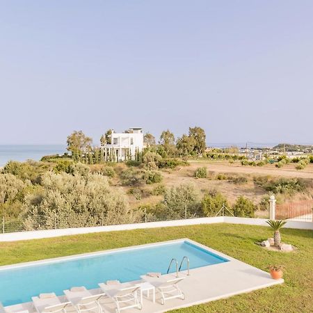 Villa Santa Maria with private pool&sea view Afando Esterno foto