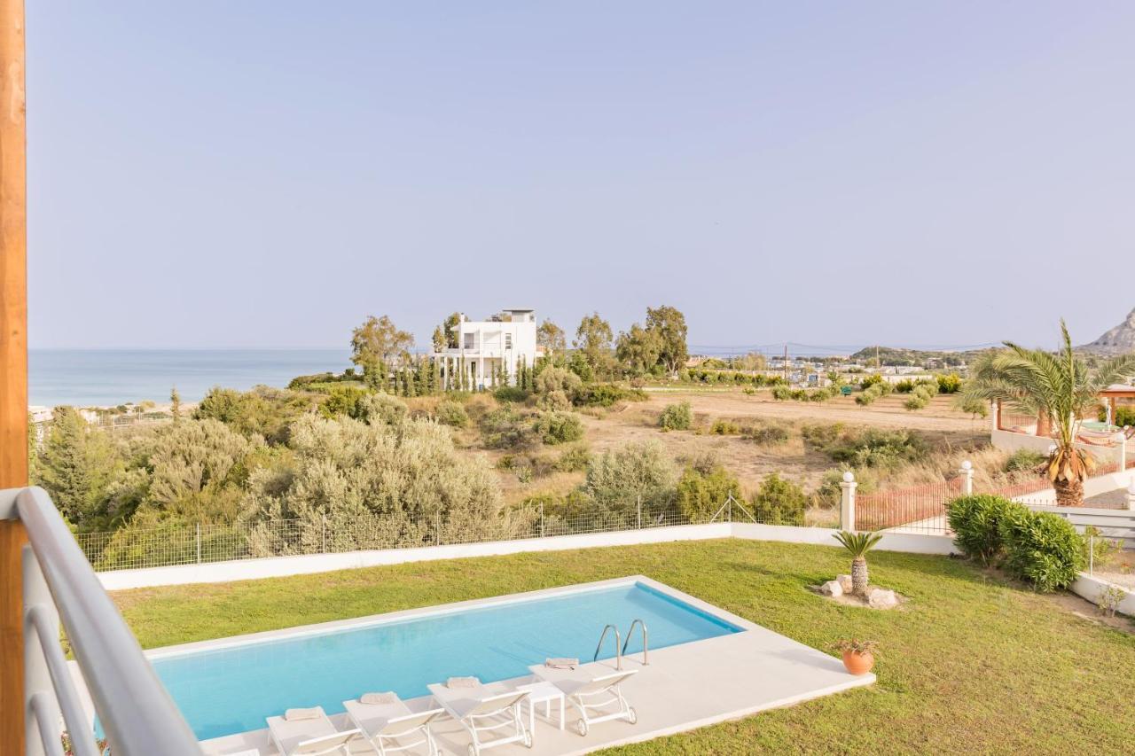 Villa Santa Maria with private pool&sea view Afando Esterno foto