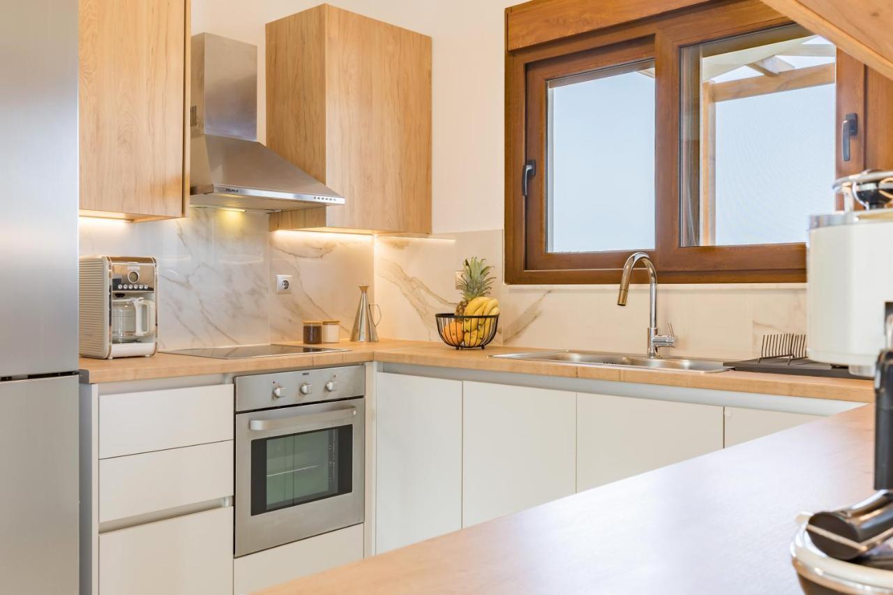 Villa Santa Maria with private pool&sea view Afando Esterno foto