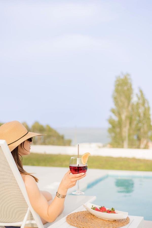 Villa Santa Maria with private pool&sea view Afando Esterno foto